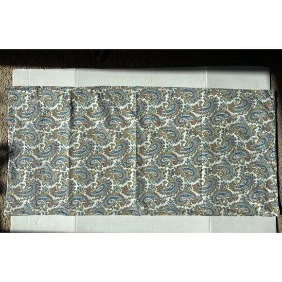 2xLauren Ralph Lauren Standard Multicolor Paisley Cotton Pillow Cover Green Blue - Picture 10 of 16